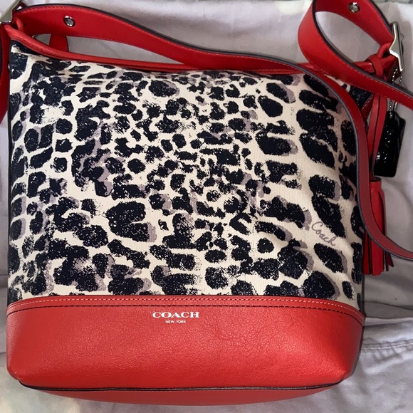 Coach Handbags - Coach Legacy Ocelot Duffle Sac NWT